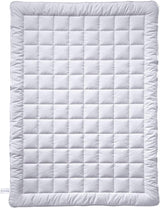 Billerbeck Jasmin Superlight Steppdecke – Sommerdecke – 135 x 200 cm – Baumwolldecke, kühlende Steppdecke – 90 % Viskose (Bambus), 10 % Polyester (Airsoft), weiß Steppdecken und Steppdecken Naty Shop Standardtitel