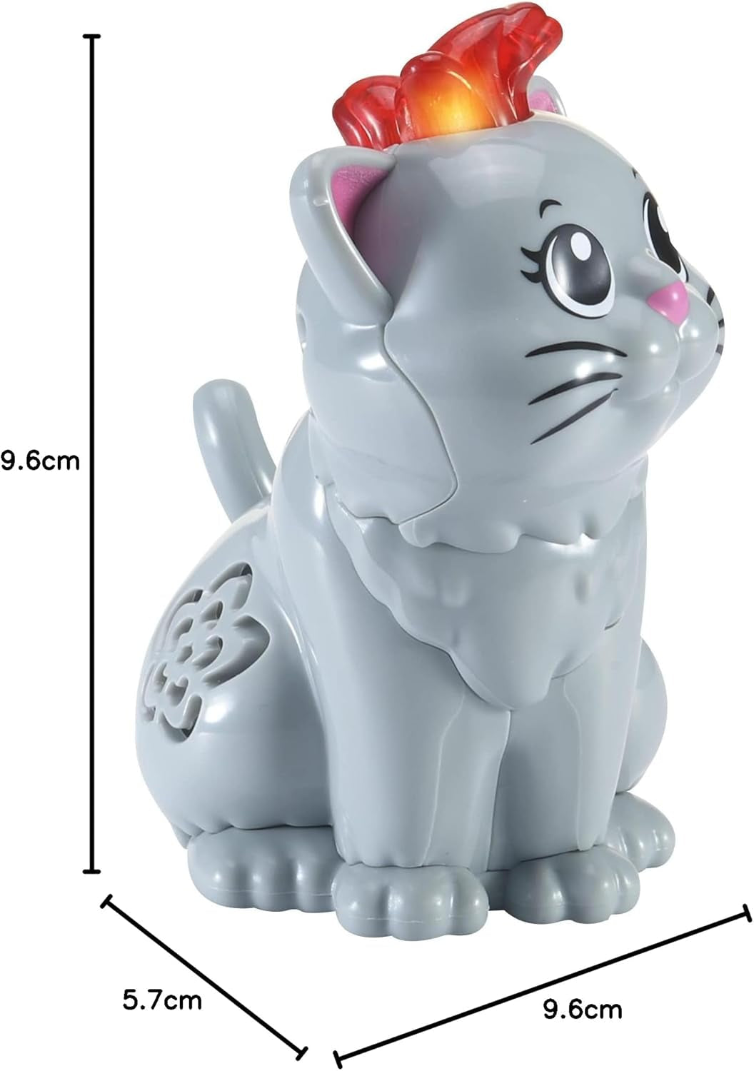 Vtech Tip Tap Tierbabys – Katze – interaktives Spielzeug mit Licht und Musik für fantasievolles Rollenspiel – für 1–5 Jahre alte Babyspielzeuge Naty Shop