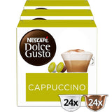 Latte Macchiato Vorratsbox 90 Kaffeekapseln (Aromatischer Espresso, 3-Schichten-Köstlichkeit aus feinem Milchschaum & Cappuccino