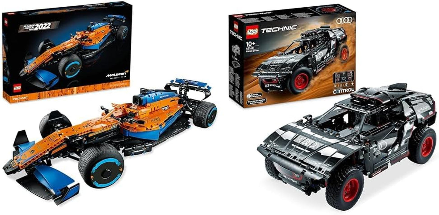 Lego Technic Mclaren Formel-1-Rennwagen – F1-Modell für Erwachsene mit V6-Motor und Lenkung – Geschenk für Motorsportfans und Sammler – 42141 Bausets Besuchen Sie den LEGO-Store Technic Audi Rs Q E-Tron Pack