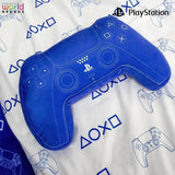 Character World: Offizielle Lizenz in Form einer Playstation-Steuerung, Design des Handbuchs, zusätzliches Zubehör | Die blauen Standardkissen von Naty Shop eignen sich perfekt als Schlafzimmer- oder Spieldekoration
