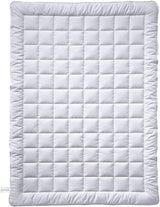 Billerbeck Vanessa Superlight Steppdecke – Sommerdecke – 155 x 220 cm – Baumwolldecke, kühlende Steppdecke, leichte Sommerdecke – 100 % Baumwolle, weiß Steppdecken und Steppdecken Naty Shop 155 x 220 cm Sommerlicht