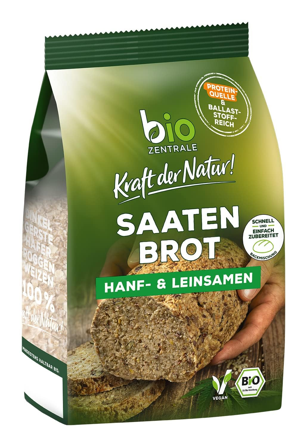 Biozentrale ganze Leinsamen | 7 x 400g Bio-Leinsamen | Ideal für Joghurt, Müsli und Brot | Alternativ zu Flohsamen, Samen aus Samen und Samen aus Chia