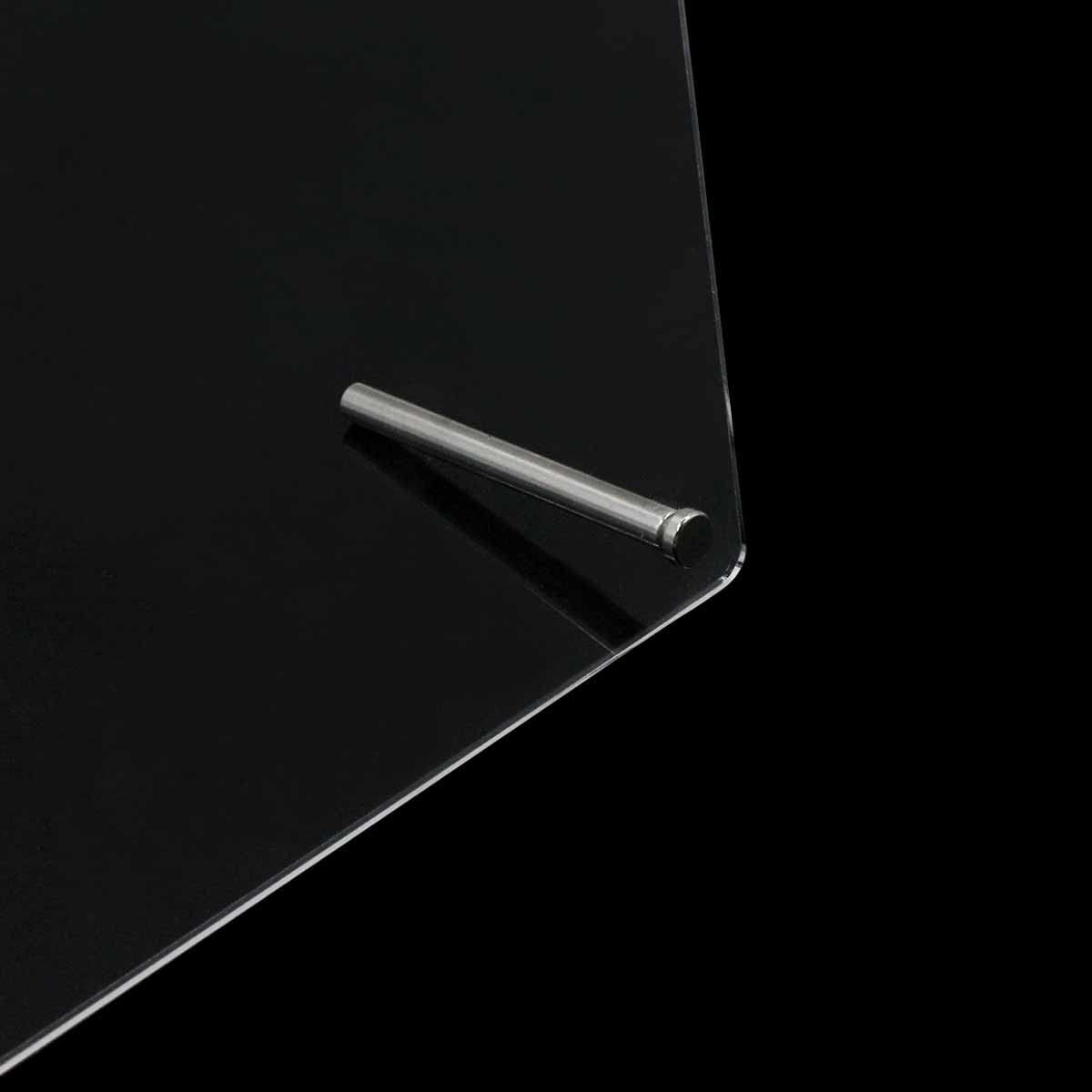 Acrylglas-Nagel-Display-Panel mit Display-Streifen und Nano-Kleber, Nagelspitzen-Display, transparente Nail-Art-Farbkarte, Nail-Art-Display, Nagelübungs-Display (transparent)