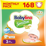 Windeln für empfindliche Babys, Größe 6, extra groß (13-18 kg), 114 Windeln