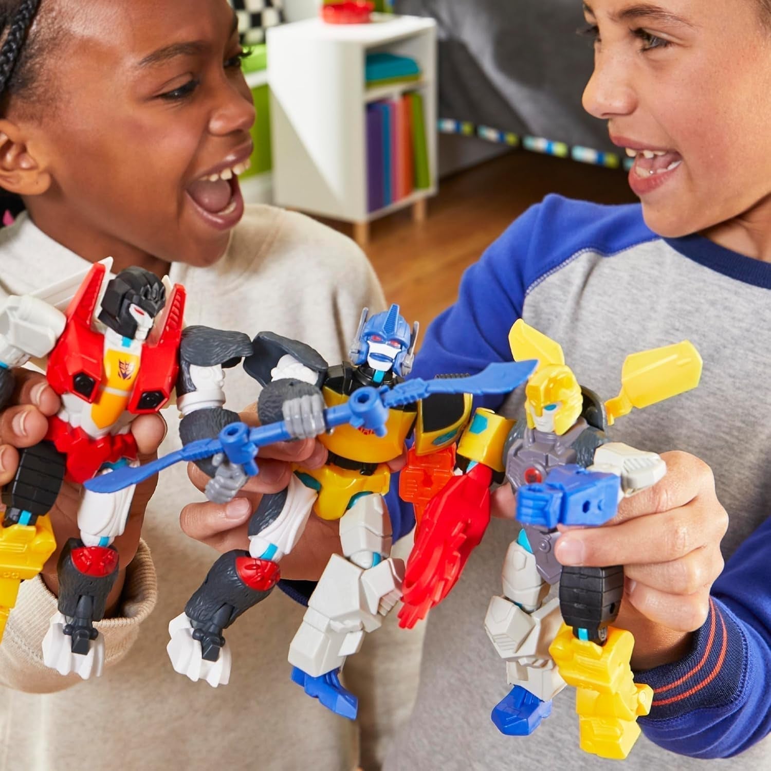 Transformers Mixmashers Optimus Prime Anpassbare Deluxe-Actionfiguren und Zubehör Actionfiguren Naty Shop