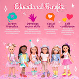 Glitter Girls – Sunnie Dolls – bewegliche Sunnie-Puppe, 36 cm – blondes Haar und grüne Augen – Spielzeug für Kinder ab 3 Jahren