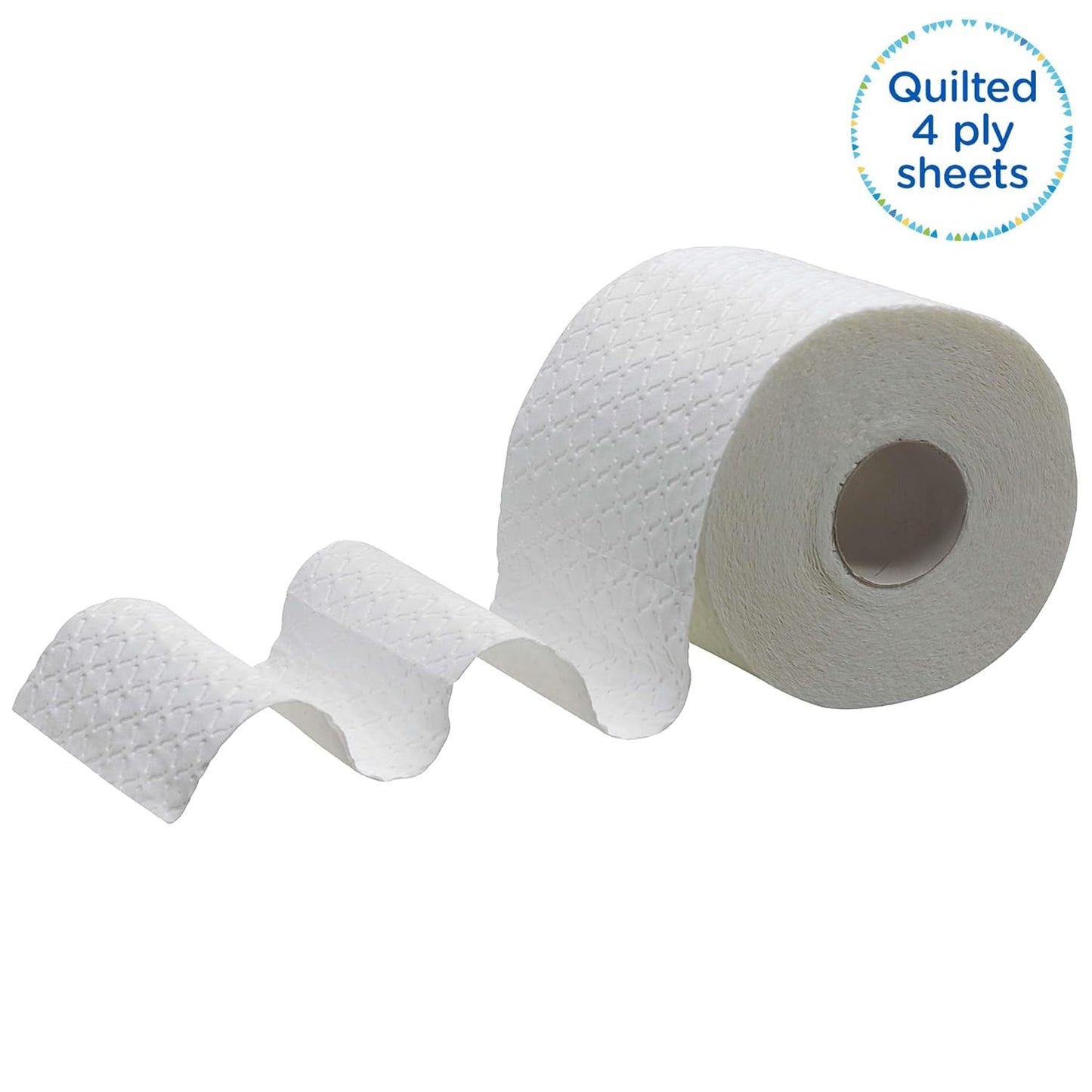 Kleenex Premium Toilettenpapierrollen 8484, Toilettenpapier 24 Rollen x 160 Puffblätter, 4-lagiges Toilettenpapier, 100 % reine Faser, hochwertig, reißfest und weich (2er-Pack)