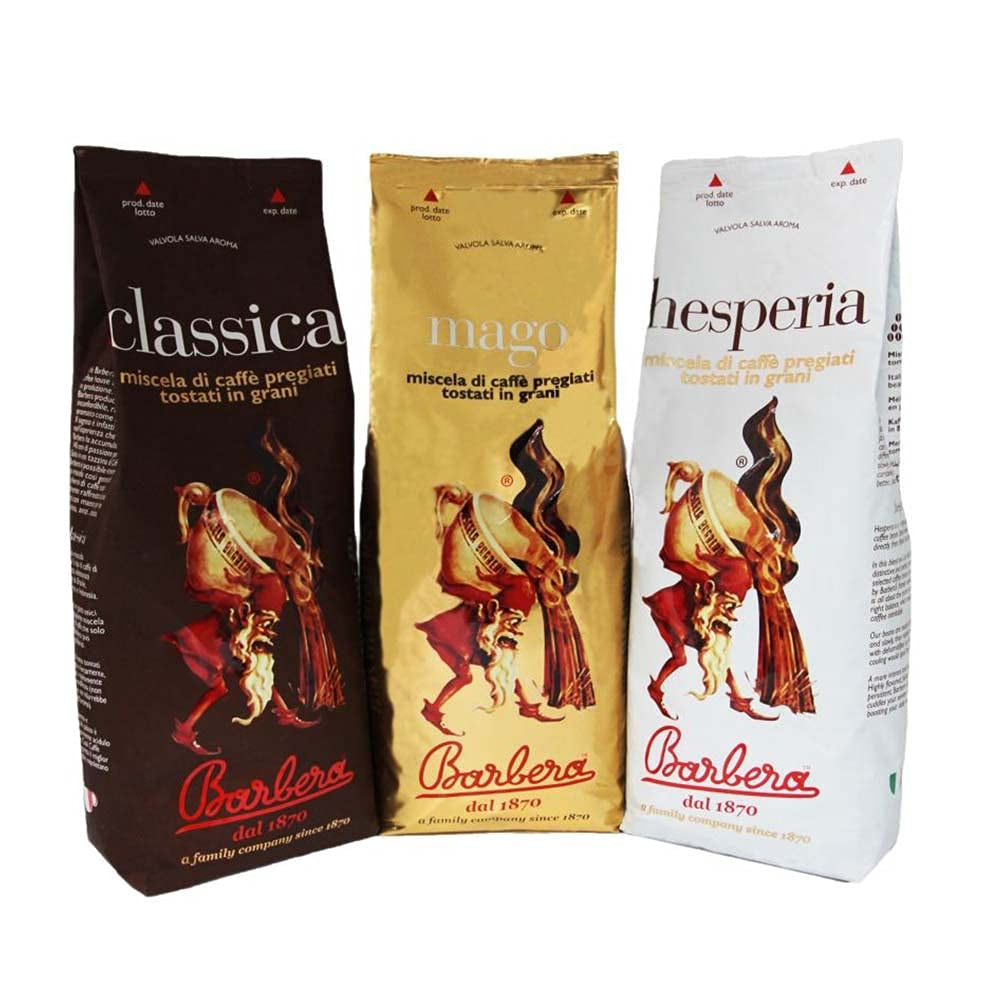 Caffè Barbera – Kaffeeset mit 3 Mischungen – 1870