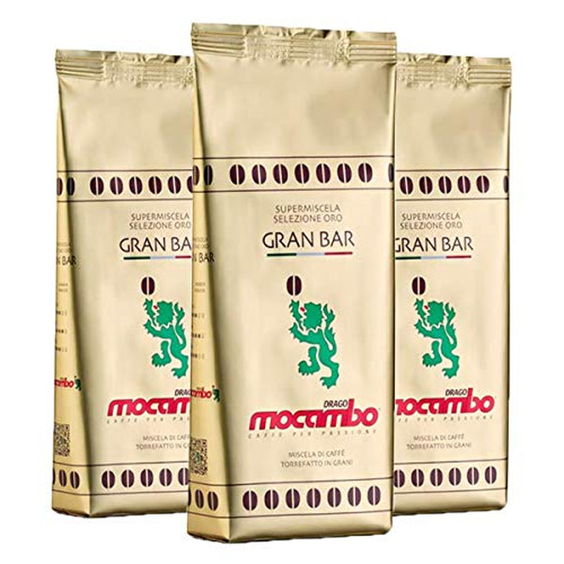 3 x Mocambo Gran Bar Selezione Oro, 250 g Bohnen
