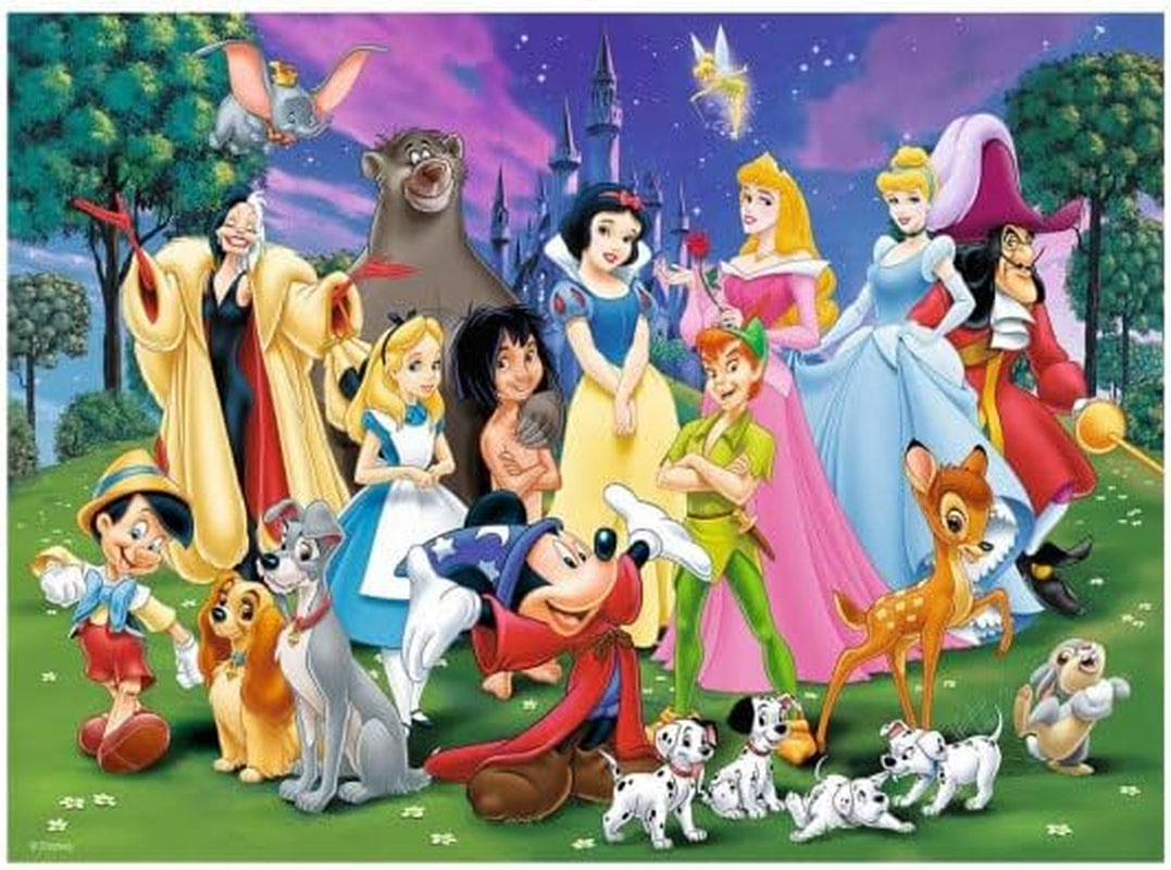 Ravensburger Puzzle für Kinder – 12698 Disney-Favoriten – Disney-Puzzle für Kinder ab 8 Jahren, mit 200 Teilen im XXL-Format Puzzle Naty Shop