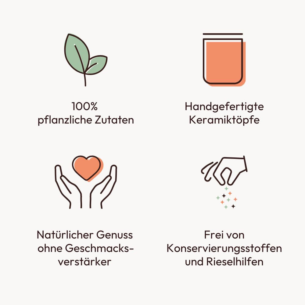 Potluck | Zimt Zauber | Würzmischung im Keramiktopf | 90g | Vegan, glutenfrei und mit natürlichen Zutaten