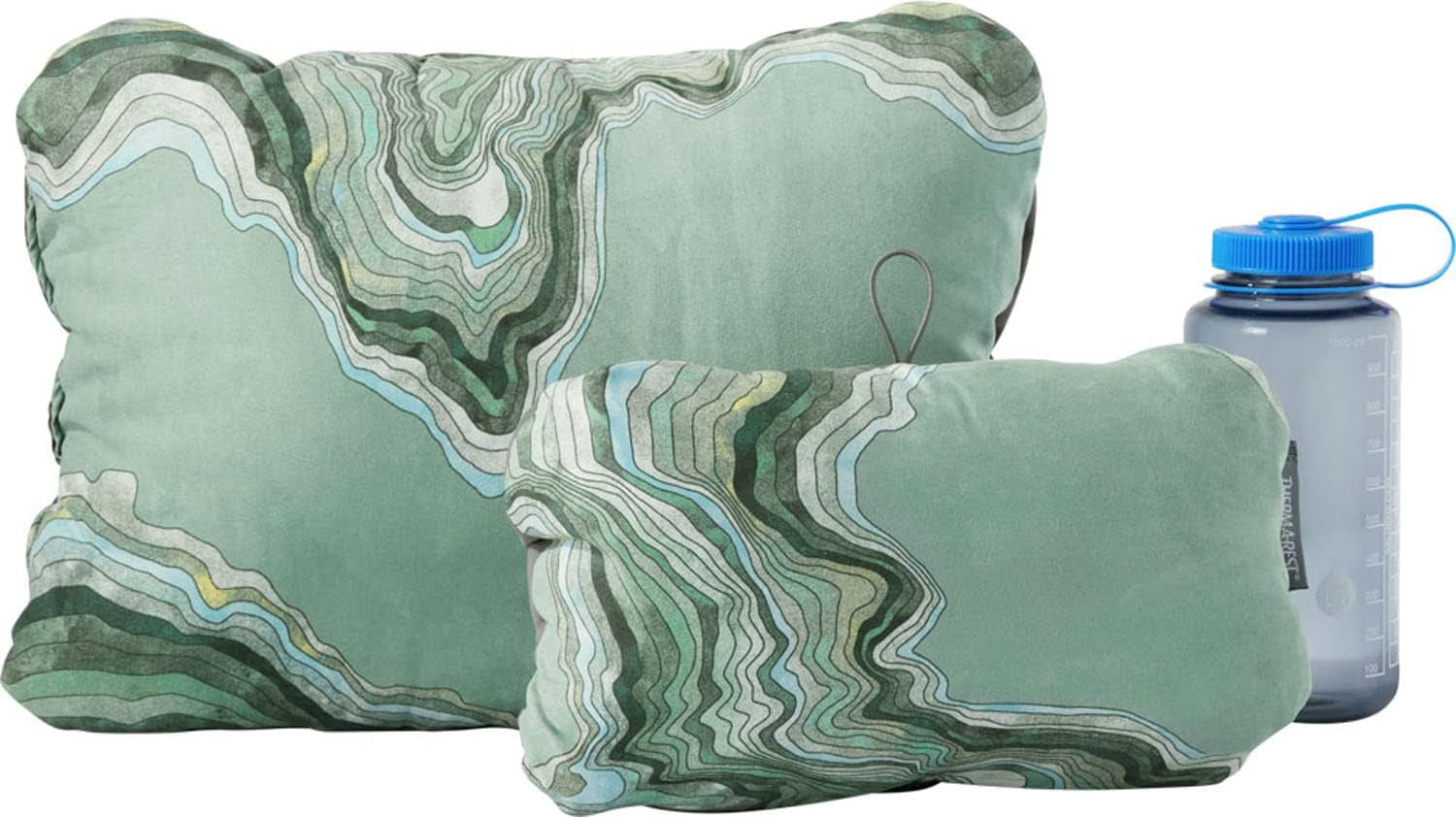 Therm-A-Rest Cascade komprimierbares Kissen mit Kordel, Campingkissen, Farbe: Topowave, Größe: L Naty Shop Reisekissen