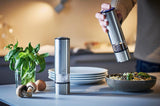 PEUGEOT Elis Sense elektrisches Pfeffer-/Salzmühlen-Set, Höhe: 20 cm, Edelstahl, Silber Mühlen und Mühlen Naty Shop