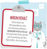 MjAMjAM VetCat – Premium-Nassfutter für Katzen – Diät – Niere – Huhn, 6er-Pack (6 x 200 g), getreidefrei