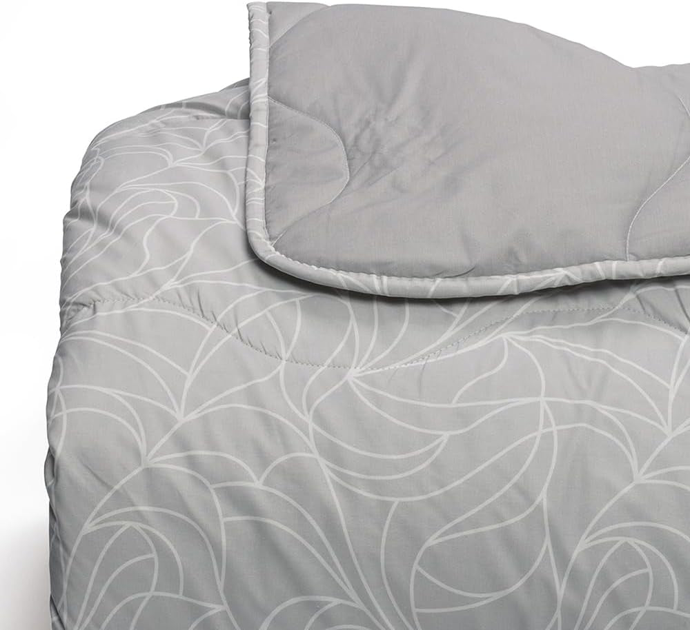 Foppapedretti Nacht&Natura Steppdecke für Doppelbett 2P; Perlwelle, Bezug aus 100 % Baumwolle, hergestellt in Italien. Steppdecken und Steppdecken Naty Shop
