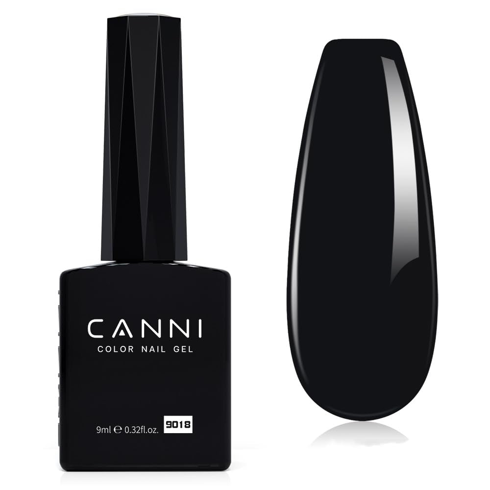 CANNI Gel-Nagellack, semipermanent, dunkelviolett, Nagellack, UV-Gel, Soak Off, Maniküre