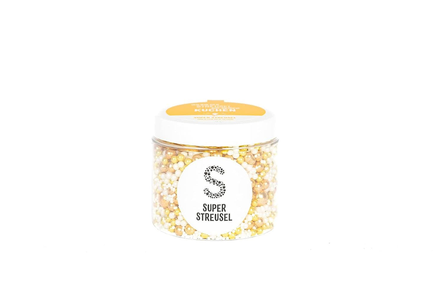 Super Streusel Gold Glimmer, Weihnachtsstreusel, 180 Gramm Streusel Naty Shop