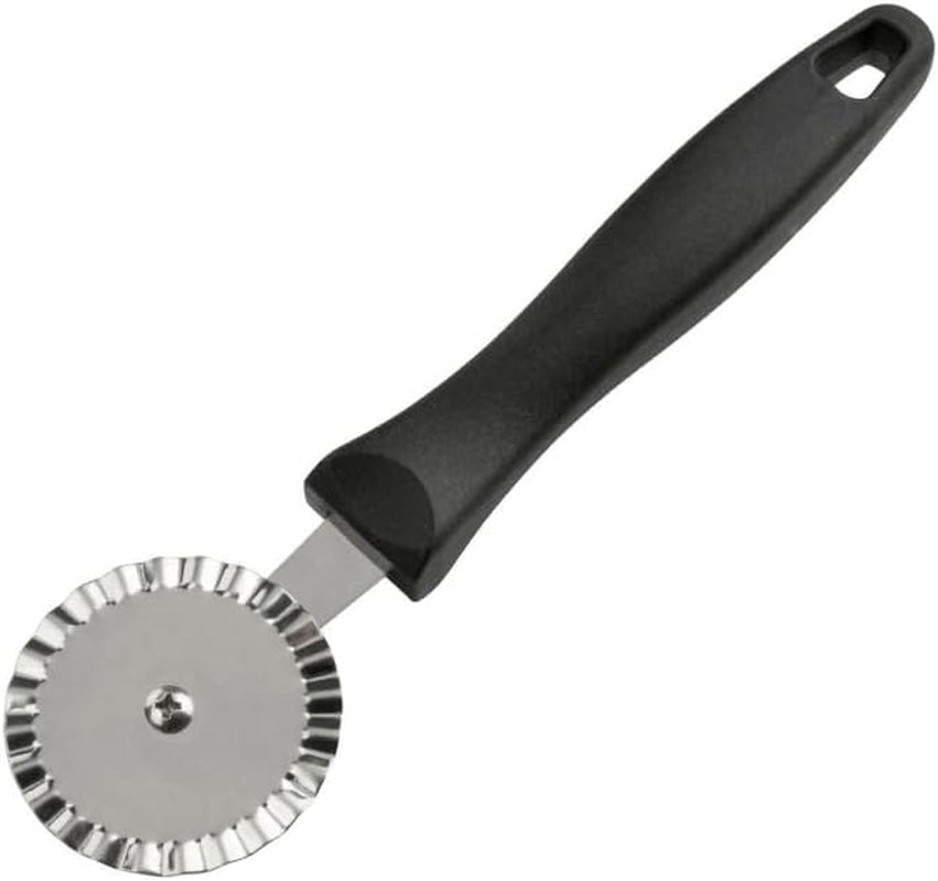 FMprofessional Teigrädchen 20 cm CHEF (Farbe: Edelstahl/Schwarz), Menge: 1 Stück