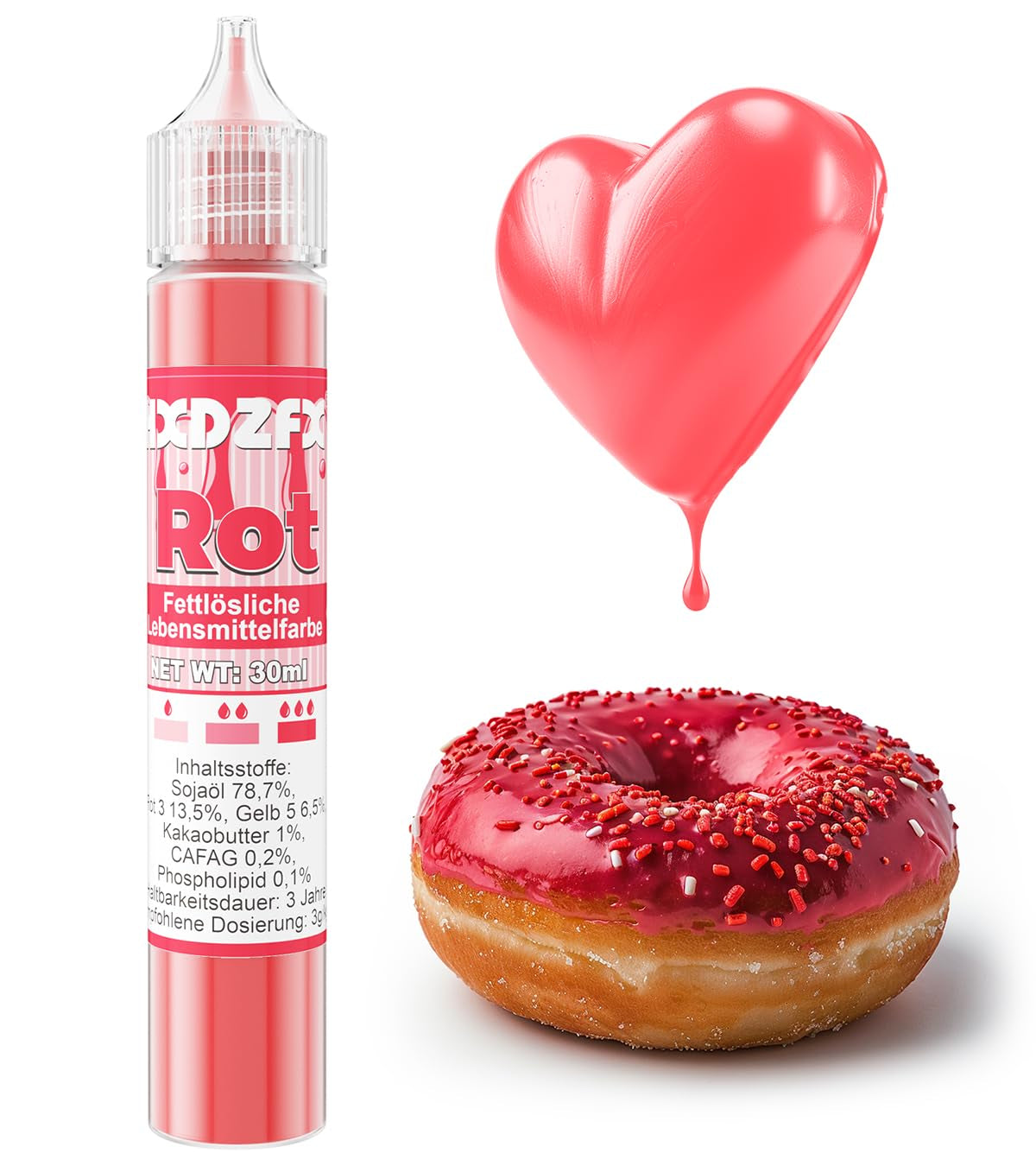 Fettlösliche Lebensmittelfarbe – 30 ml konzentrierte Lebensmittelfarbe auf Ölbasis für Schokolade, Lebensmittelfarben-Set für Kuchendekoration, Fondant, Buttercreme, Backen, Basteln (Marineblau)