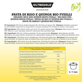 - Bio-Reis- und Quinoa-Pasta glutenfrei, Fusilli-Format - glutenfreie Pasta mit Vollkornreismehl und weißem Quinoa aus biologischem Anbau, vegan, Packung mit 3 Packungen à 350 g
