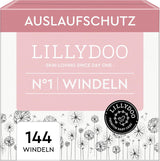 LILLYDOO Babywindeln hautfreundlich – Größe 3 (6–10 kg), 29 Stück, zuverlässiger Auslaufschutz, weich, parfümfrei und ohne Lotion für empfindliche Haut, dermatologisch getestet
