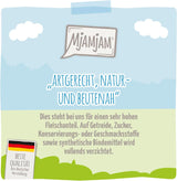 MjAMjAM – Premium Nassfutter für Katzen – Zarte Ente und Geflügel mit köstlichen Karotten, 1 Packung (1 x 400 g), getreidefrei mit extra Fleisch