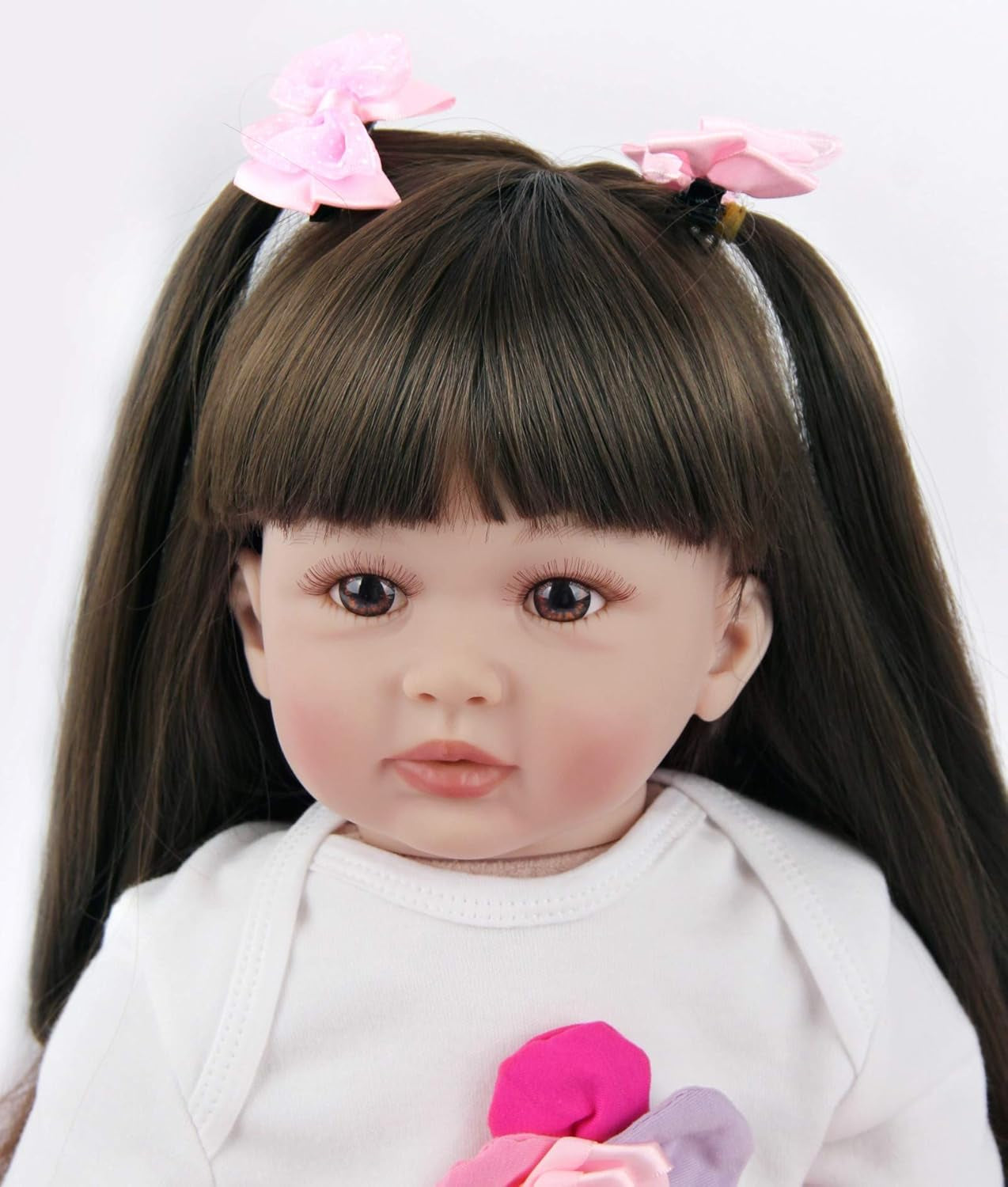 ZIYIUI 24-Zoll-Reborn-Babypuppen, lebensechte Puppen mit weichem Körper, 60 cm handgefertigte Reborn-Babypuppen, Weihnachtsgeschenke