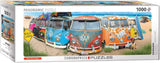 VW Bus - Kombination (Puzzle): Panorama-Puzzle, 1000 Puzzle Naty Shop Standardtitel