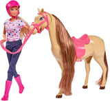Simba 105730939 – Steffi Love Reit-Outfit, 2 Pferde, voll bewegliche Modepuppe, 29 cm, für Kinder ab 3 Jahren