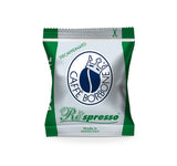 Caffè Borbone Kaffee Kapseln Respresso, Blaue Mischung, 100 stück & Kaffee Kapseln Respresso, Entkofeinierte Dek Mischung - 100 stück - Kompatibel mit Häuslichen Kaffeemaschinen Nespresso®*