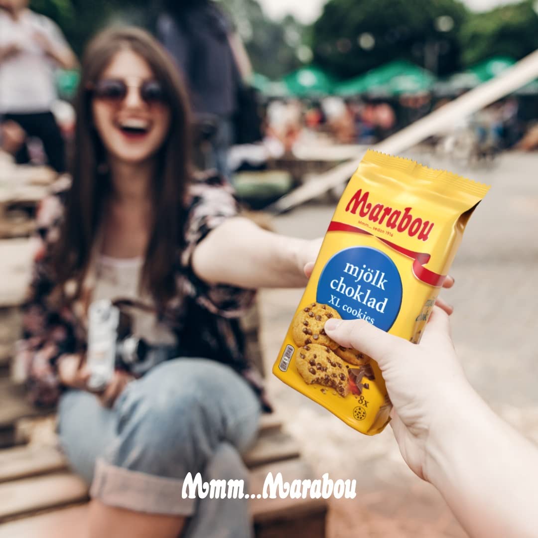 Daim Cookies Marabou Daim XL 10x184 g – Knusprige Daim-Stückchen in einem köstlichen Keks