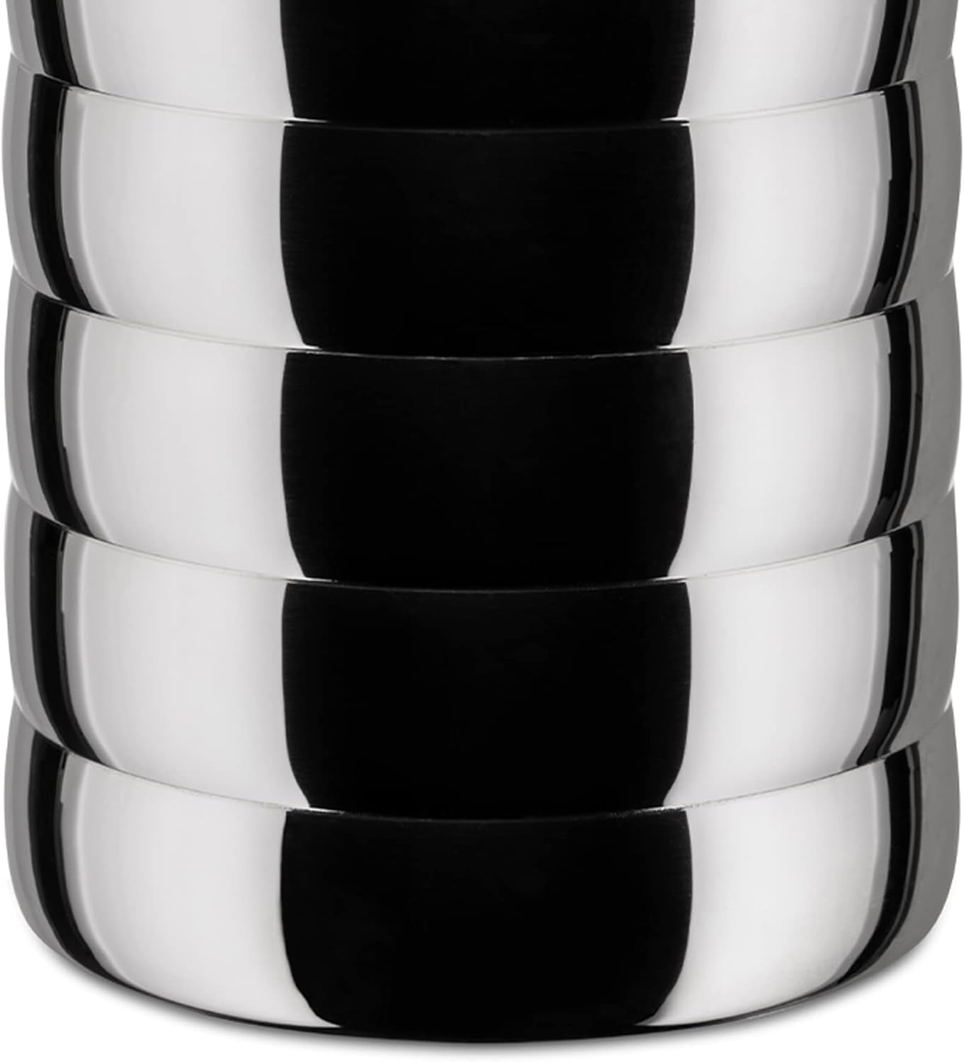 Alessi Kalistò 2 CB02 – Küchendose aus Edelstahl 18/10 mit Aluminiumknopf, 114 cl, silber Aufbewahrungsboxen für Lebensmittel Naty Shop