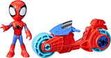 SPIDEY und SEINE FANTASTISCHEN FREUNDE Marvel Spidey Motorradfigur Spielzeug für Jungen und Mädchen ab 3 Jahren Actionfiguren Naty Shop Standardtitel