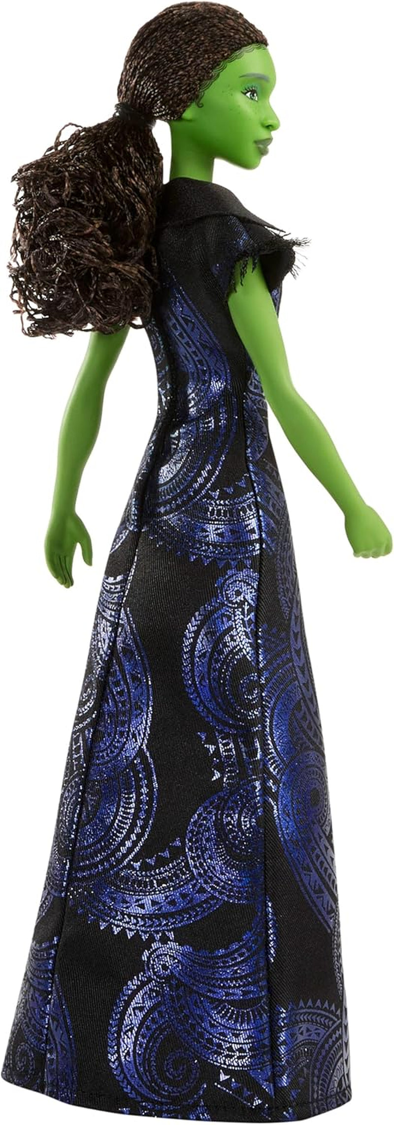 Mattel Wicked: Die for Good singende Elphaba-Modepuppe von Universal Pictures mit abnehmbarem, vom Film inspiriertem Outfit singt „for Good“ auf Englisch, JFM09
