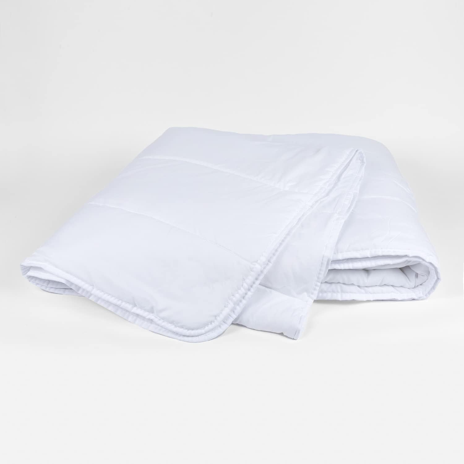 Pikolin Home Steppdecke, Faser, weiß, Bett 135/140-220 x 220 cm, 2 Bettdecken und Steppdecken Naty Shop