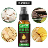Haarwachstum, Anti-Haarausfall, Haarwachstumsspray, Haarausfall und Haarbehandlung, für dünner werdendes Haar, fördert dickeres, volleres und schnelleres Haarwachstum, 60 ml Haarpflege Naty Shop