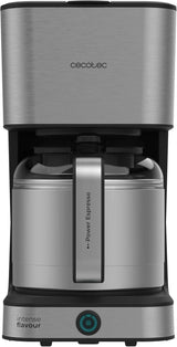 Cecotec Coffee 66 Drop & Thermo Filterkaffeemaschine, 950 W, 1,2 l, 10 Tassen, ExtremeAroma-Technologie, Anti-Tropf-Funktion, Wasserstandsanzeige, wiederverwendbarer Hauptfilter, Überhitzungsschutz