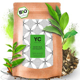 YC Yang Chai Sencha Grüner Tee BIO 250G – Japanischer loser Tee mit Bergamotte-Geschmack – Original japanischer Grüntee „Sencha Dynasty“ aus kontrolliert biologischem Anbau