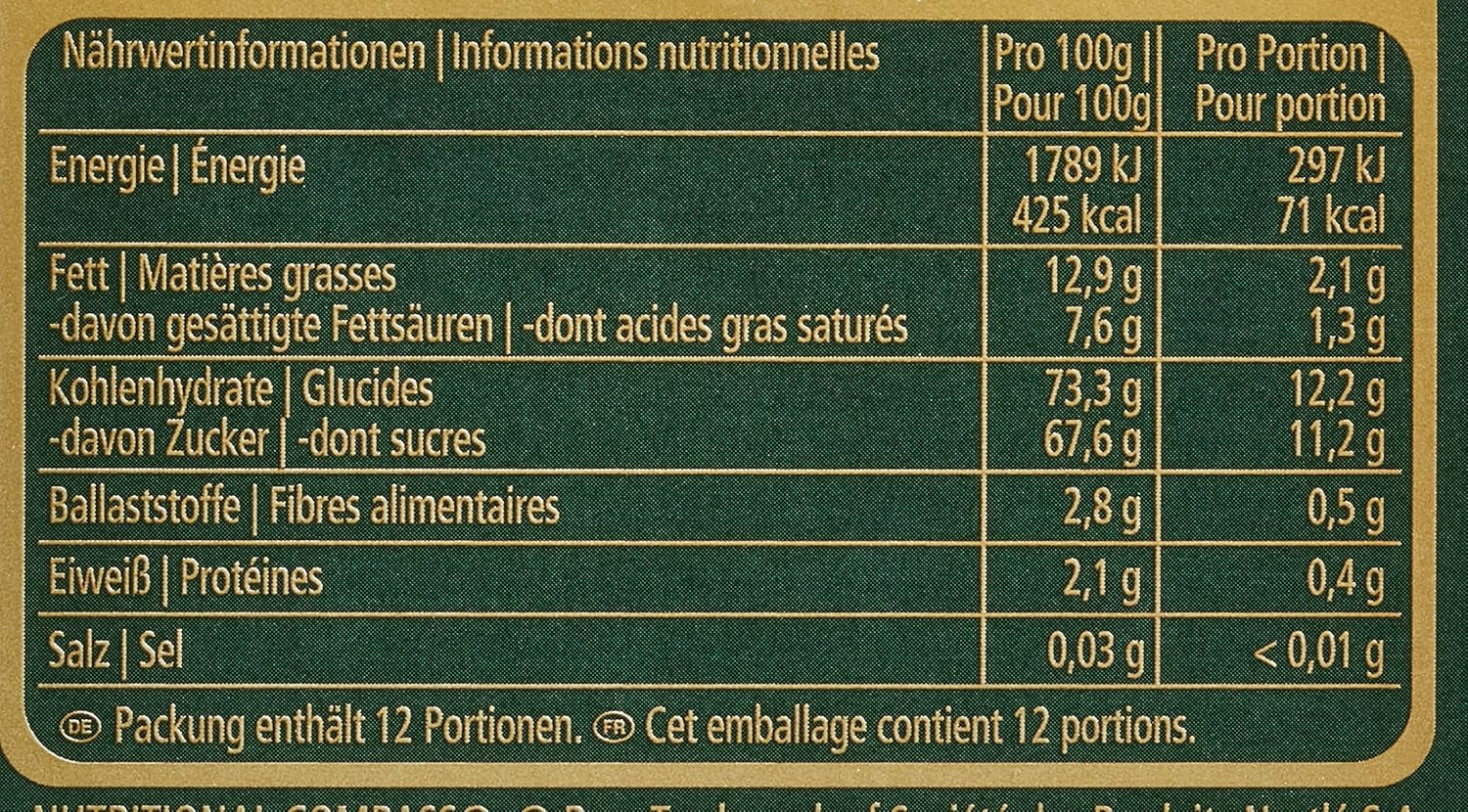 NESTLÉ AFTER EIGHT Dünne dunkle Schokoladenquadrate mit Minzcremefüllung für Genießer, 5er-Pack (1 x 200 g)