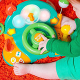 Bright Starts, Spielzeuglenkrad, Lights & Colors Driver, mit Musik, Autogeräuschen, Blinkern, Schalthebel und mehr Bebe Naty Shop Toys