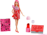 Barbie Party-Puppe ohne Box und Zubehör, Glam Party-Serie mit 10 Überraschungen, darunter eine leuchtend rote Puppe mit Farbwechseleffekt, JFY68