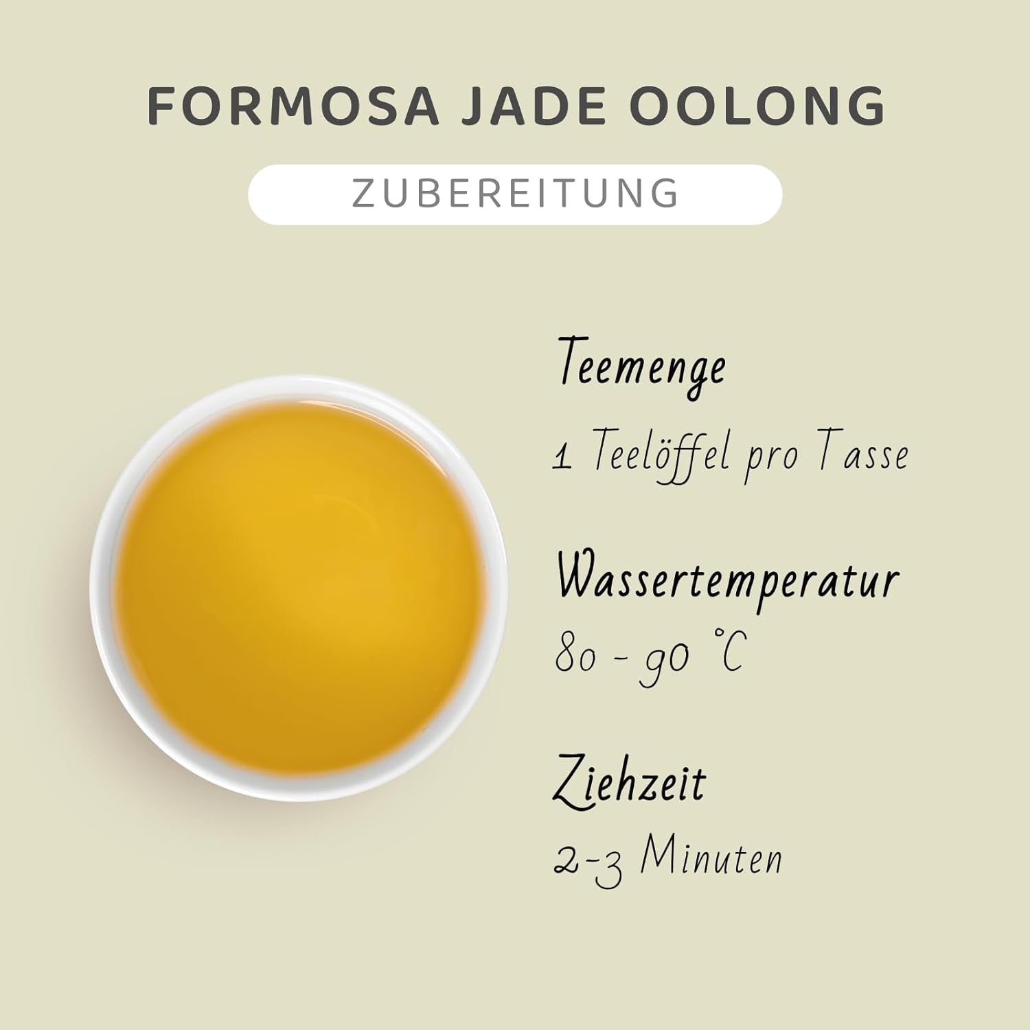 Formosa Jade Oolong, Tung Ting Jade Oolong, Premium halbfermentierter Tee mit Grüntee-Charakter, taiwanesischer Nantou-Tee | Wondertea Formosa Jade Oolong Tee (100 g)