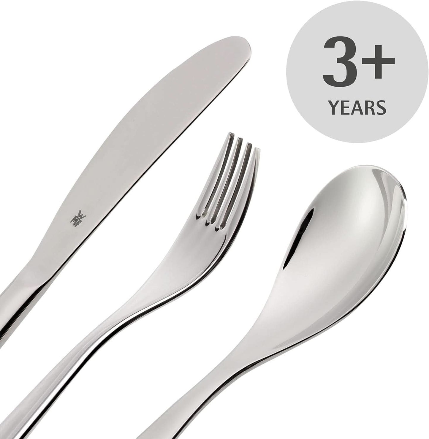WMF Animals Edelstahlbesteck für Kinder, 4-teilig, poliert Cromargan Kitchen Naty Shop