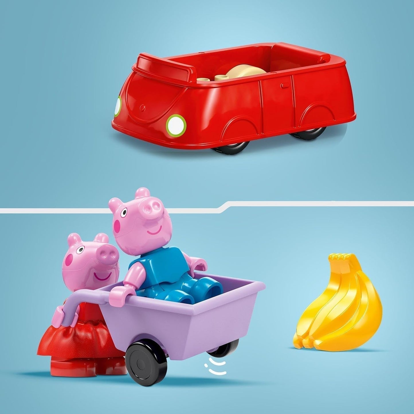 LEGO DUPLO 10434 Peppas Supermarkt: kreatives Lernspielzeug und Spielset, Geschenk für Jungen und Mädchen ab 2 Jahren, fördert die Geschicklichkeit. Bausets Besuchen Sie den LEGO-Store