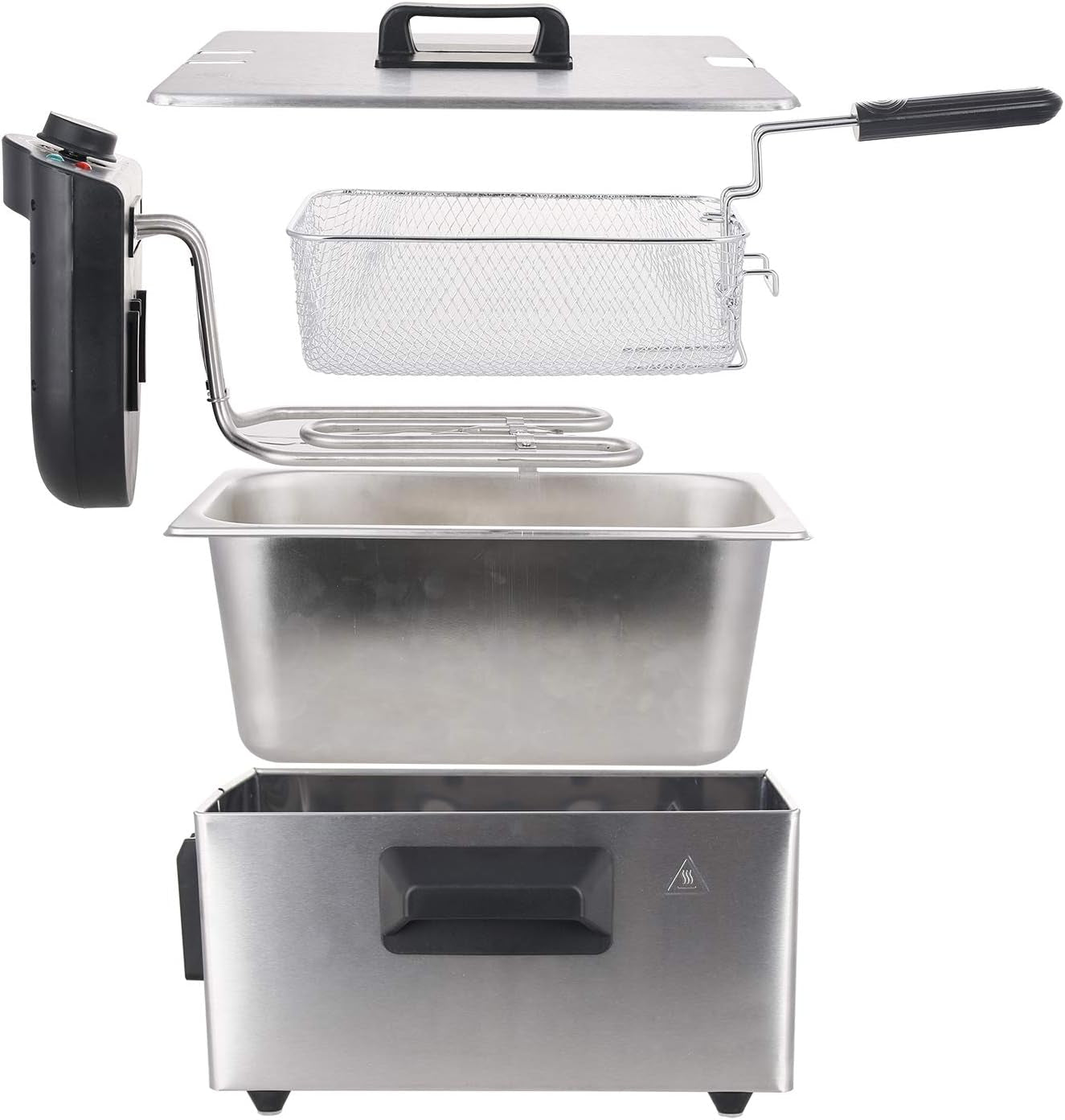 Ölfritteuse Emerio 3.0L mit Cold Zone-Technologie, 2000 W Appliances Naty Shop