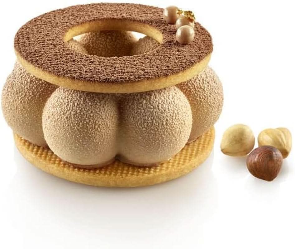 Silikomart, Silikon-Trüffelkronenform Ø 8,2 x H 2,9 cm, 6 Mulden, 90 ml Kitchen Naty Shop