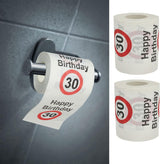 4er Set Toilettenpapiere „Alles Gute zum 40. Geburtstag“ │40. Geburtstag 24 Meter 2-Stoffe 180Gr/Qm │ Toilettenpapier Motiv Toilettenpapier (4 X Toilettenpapier 40)