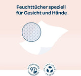 BIOLANE – Feuchttücher für Babys, Gesicht und Hände – Extra sanfte Reinigungstücher für die Hygiene – Feuchttücher für Babys ab der Geburt – Alkoholfrei – 12 x 64 Tücher (768 Tücher)