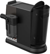 Siebträger-Espressomaschine GRUNDIG KSM 5330 mit integriertem Milchbehälter, Leistung 1628 W, Pumpendruck 15 bar, Doppeldüse, farbiges Touch-Display, BrewSense, CreamyPro, Edelstahl dunkel/Schwarz